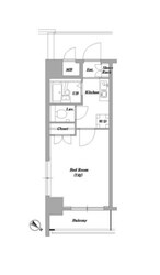 門前仲町駅 徒歩5分 7階の物件間取画像